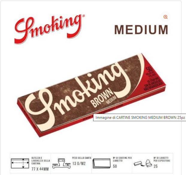SMOKING BROWN MEDIUM